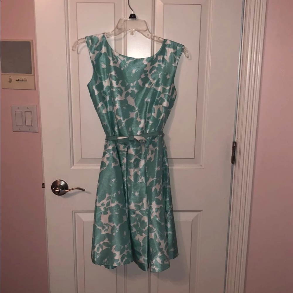 Knee length flower dress